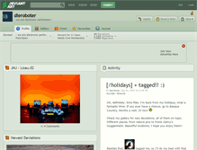 Tablet Screenshot of dieroboter.deviantart.com