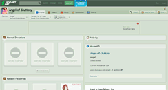 Desktop Screenshot of angel-of-gluttony.deviantart.com