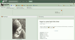 Desktop Screenshot of anytime.deviantart.com