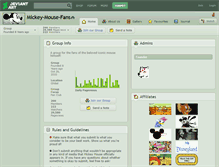 Tablet Screenshot of mickey-mouse-fans.deviantart.com