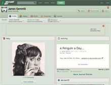 Tablet Screenshot of james-gemmill.deviantart.com