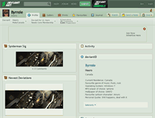 Tablet Screenshot of byrnsie.deviantart.com