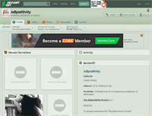 Tablet Screenshot of adipositivity.deviantart.com