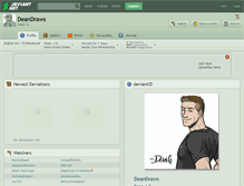 Tablet Screenshot of deandraws.deviantart.com
