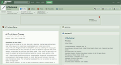 Desktop Screenshot of lttechnical.deviantart.com