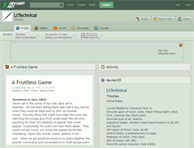 Tablet Screenshot of lttechnical.deviantart.com