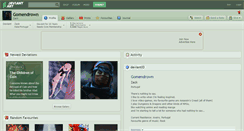 Desktop Screenshot of gomendrown.deviantart.com