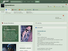 Tablet Screenshot of gomendrown.deviantart.com
