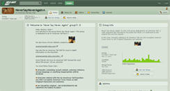 Desktop Screenshot of neversayneveragain.deviantart.com