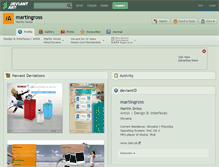 Tablet Screenshot of martingross.deviantart.com