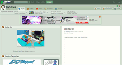 Desktop Screenshot of dark-fang.deviantart.com