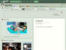 Tablet Screenshot of dark-fang.deviantart.com