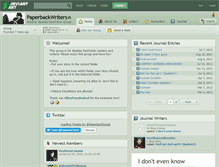 Tablet Screenshot of paperbackwriters.deviantart.com