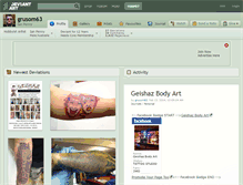 Tablet Screenshot of grusom63.deviantart.com