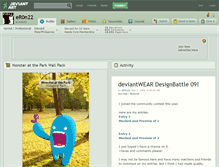 Tablet Screenshot of er0n22.deviantart.com