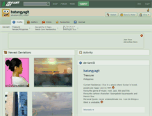 Tablet Screenshot of batangyagit.deviantart.com