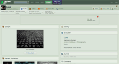 Desktop Screenshot of luxo.deviantart.com