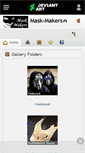 Mobile Screenshot of mask-makers.deviantart.com