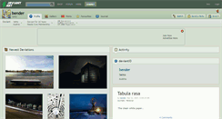 Desktop Screenshot of bender.deviantart.com