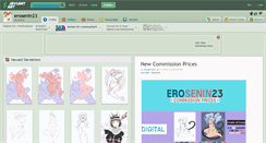 Desktop Screenshot of erosenin23.deviantart.com