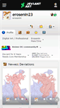 Mobile Screenshot of erosenin23.deviantart.com