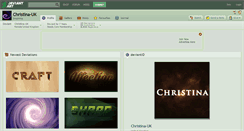 Desktop Screenshot of christina-uk.deviantart.com