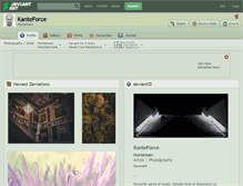 Tablet Screenshot of kanteforce.deviantart.com