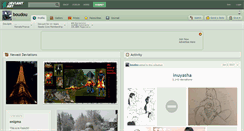 Desktop Screenshot of boudou.deviantart.com