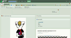 Desktop Screenshot of cosmo449.deviantart.com