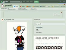 Tablet Screenshot of cosmo449.deviantart.com