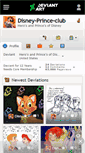 Mobile Screenshot of disney-prince-club.deviantart.com