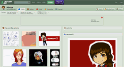 Desktop Screenshot of mimza.deviantart.com