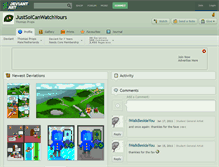 Tablet Screenshot of justsoicanwatchyours.deviantart.com