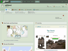 Tablet Screenshot of caffeine2.deviantart.com