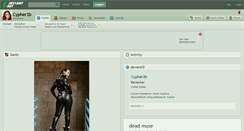 Desktop Screenshot of cypher2b.deviantart.com