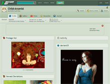 Tablet Screenshot of child-arsonist.deviantart.com