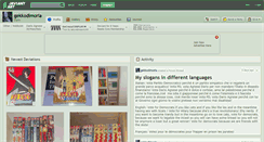 Desktop Screenshot of gekkodimoria.deviantart.com