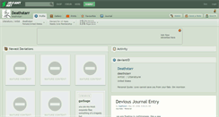 Desktop Screenshot of deathstarr.deviantart.com