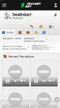 Mobile Screenshot of deathstarr.deviantart.com