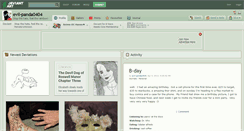 Desktop Screenshot of evil-panda0404.deviantart.com