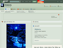 Tablet Screenshot of hildeberta.deviantart.com