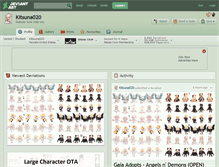 Tablet Screenshot of kitsuna020.deviantart.com