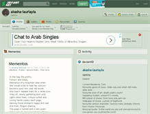 Tablet Screenshot of akasha-lauriayla.deviantart.com