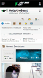 Mobile Screenshot of melzythebeast.deviantart.com