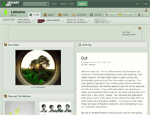 Tablet Screenshot of lamusica.deviantart.com