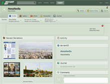Tablet Screenshot of mesomedia.deviantart.com
