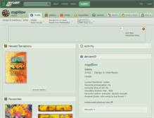 Tablet Screenshot of mypillow.deviantart.com