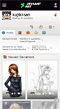 Mobile Screenshot of kujiki-san.deviantart.com