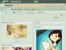 Tablet Screenshot of kamysweet.deviantart.com