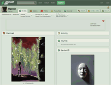 Tablet Screenshot of maroin.deviantart.com